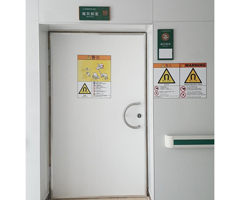 Porte de radiographie médicale en acier à écran de rayonnement avec cadre en acier Construction et fonction