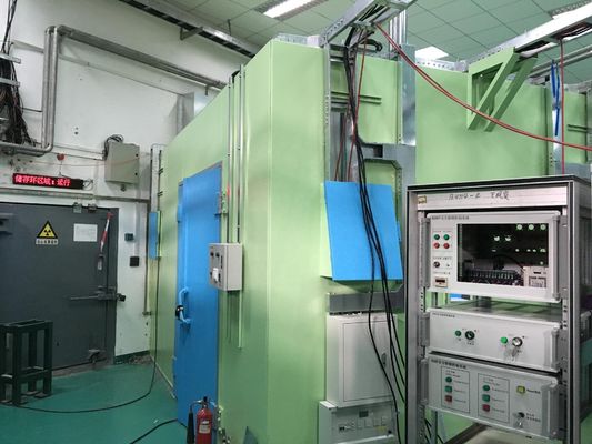 Abri de blindage synchrone à faisceau avec structure modulaire de blindage de rayon physique à haute énergie et seuil détachable