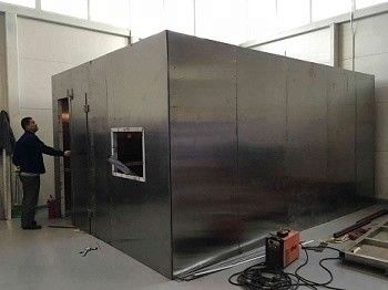 Taille personnalisée Chambre de plomb fixe de protection contre les radiations pour l'essai expérimental industriel NDT et l'institut de recherche scientifique