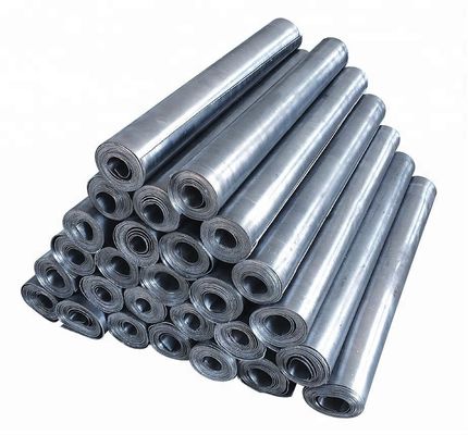 Folie de plomb laminée protectrice résistante aux rayons X à 99,99% de pureté et de tailles personnalisables pour le blindage radiologique