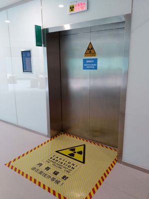 Porte de protection contre les rayonnements de plomb en acier pour la NDT industrielle