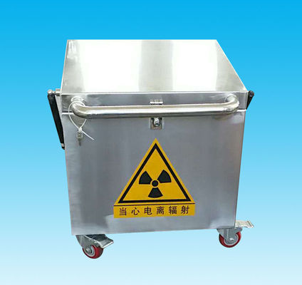 Boîte blindée au plomb à double verrouillage en acier inoxydable pour le transport sécurisé des radio-isotopes et le stockage personnalisable