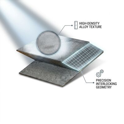 99.994% Briques de protection au plomb pur avec double herringbone et épaisseur personnalisable pour la médecine nucléaire